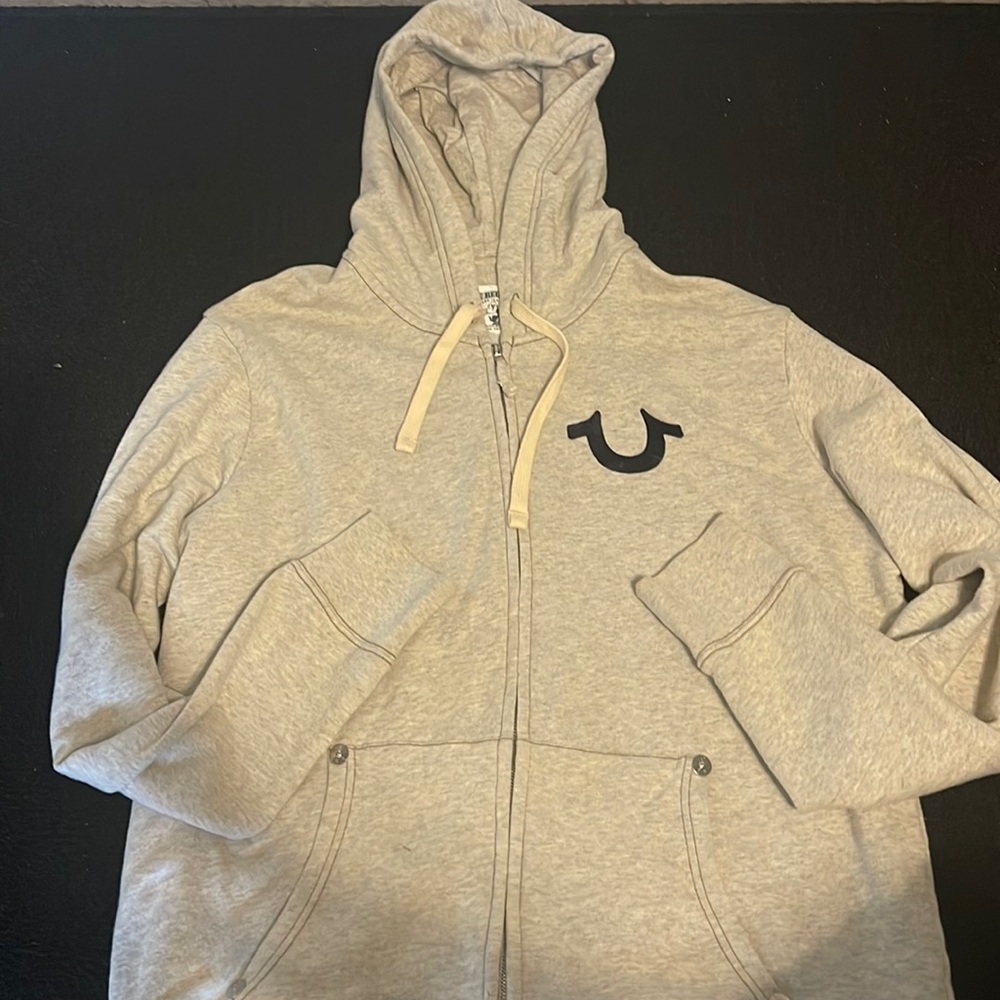 True religion zip up hoodie